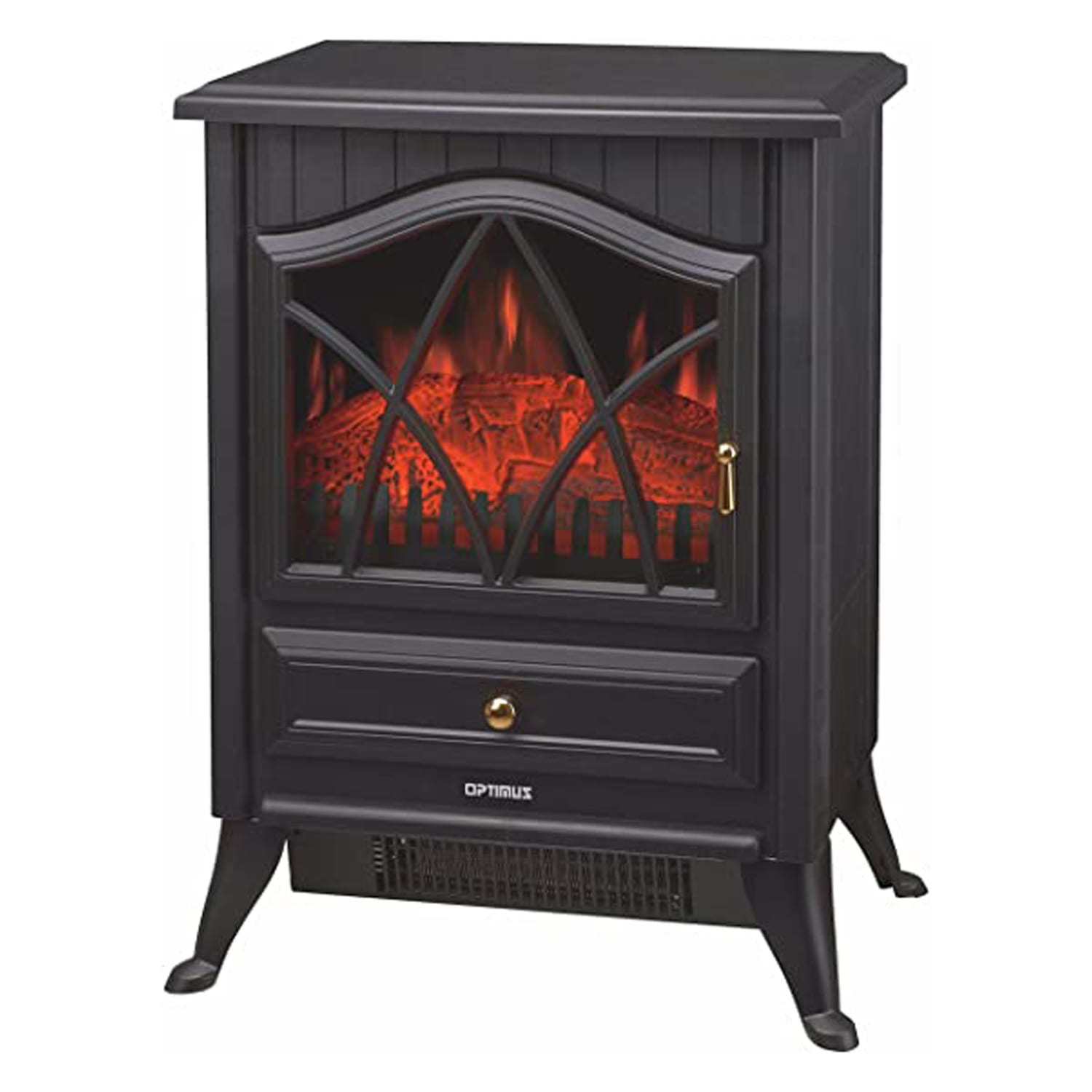 Optimus Electric Flame Effect Heater, 13in x 13in - Image 4