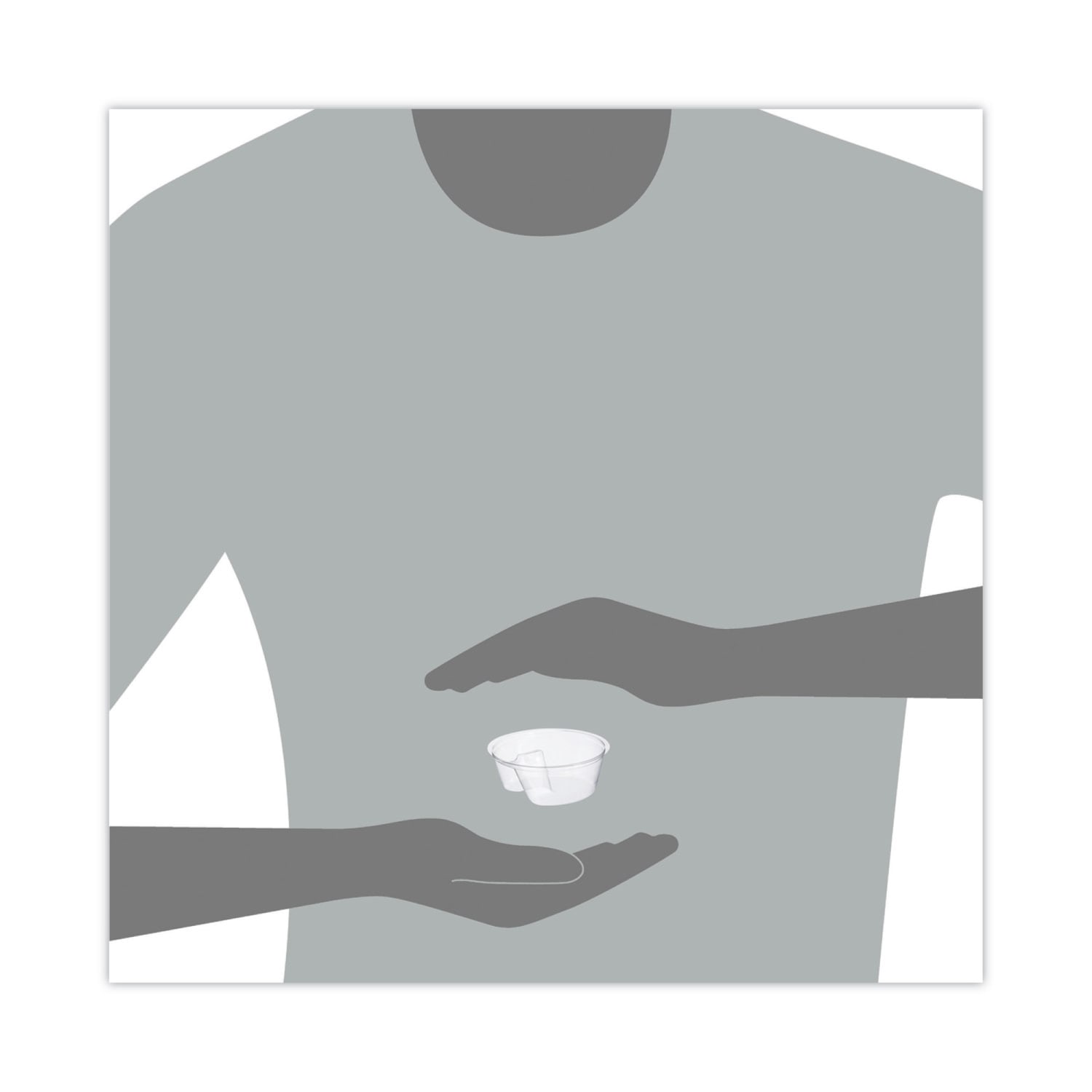 Dart Single Compartment Cup Inserts, 3.5 Oz, Clear, Carton Of 1,000 Inserts - Image 6