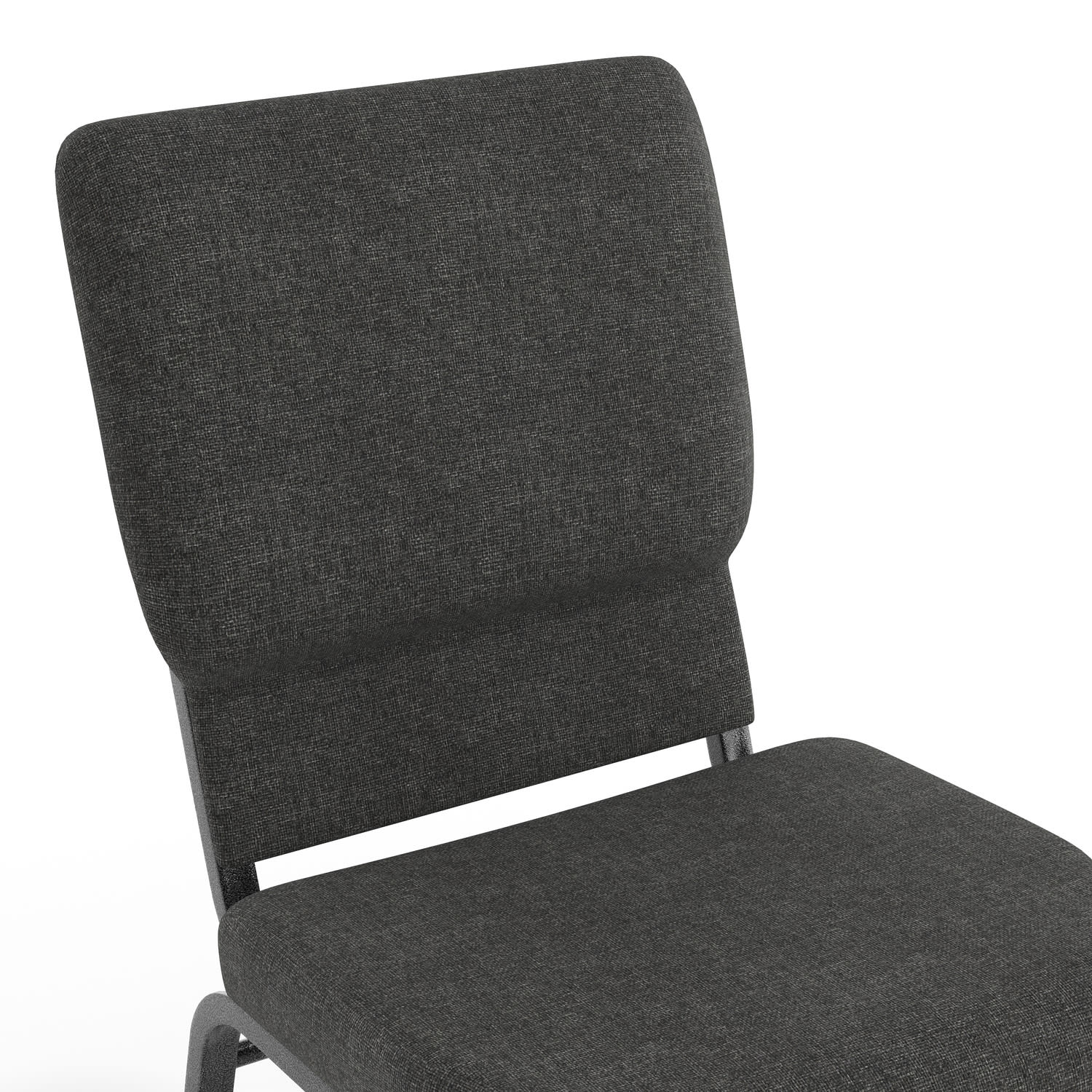 Flash Furniture HERCULES Church Chair With Book Rack, Dark Gray/Silver Vein - Image 13