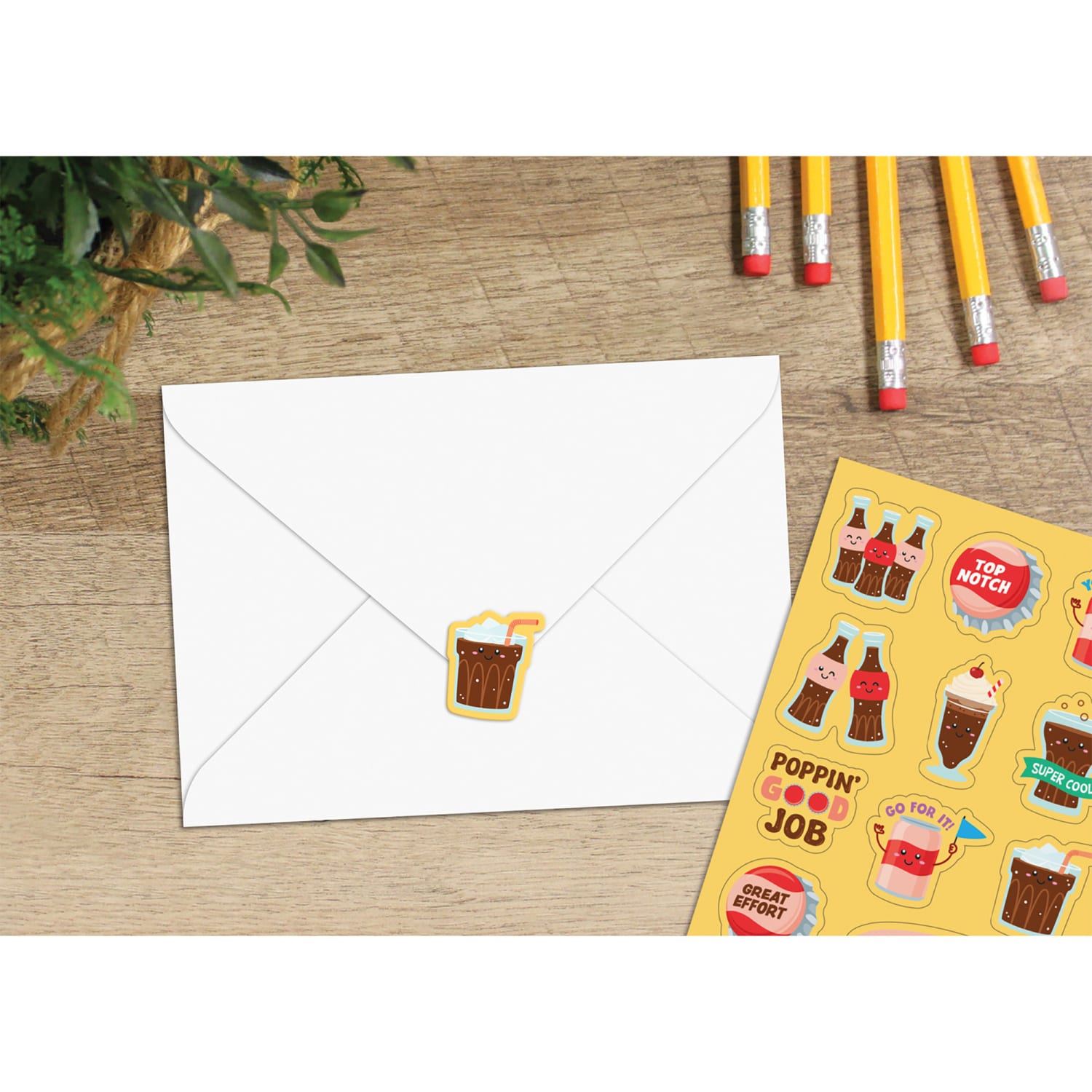 Teacher Created Resources Smelly Stickers, Cola, 114 Per Pack, Set Of 6 Packs - Image 5
