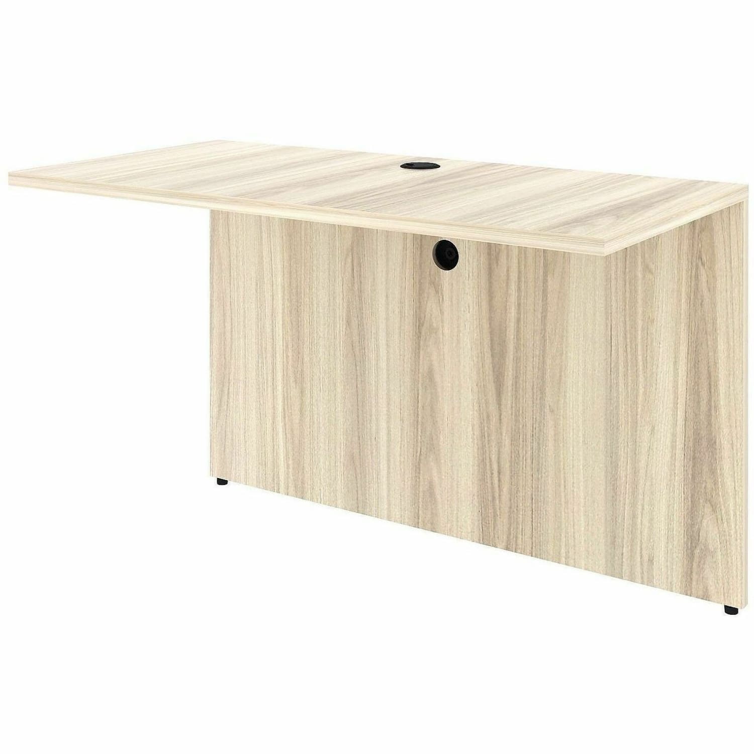 Lorell Essentials Rectangular Bridge, 29.5inH x 48inW x 24inD, 1in Thick Top, Modern Elm - Image 4