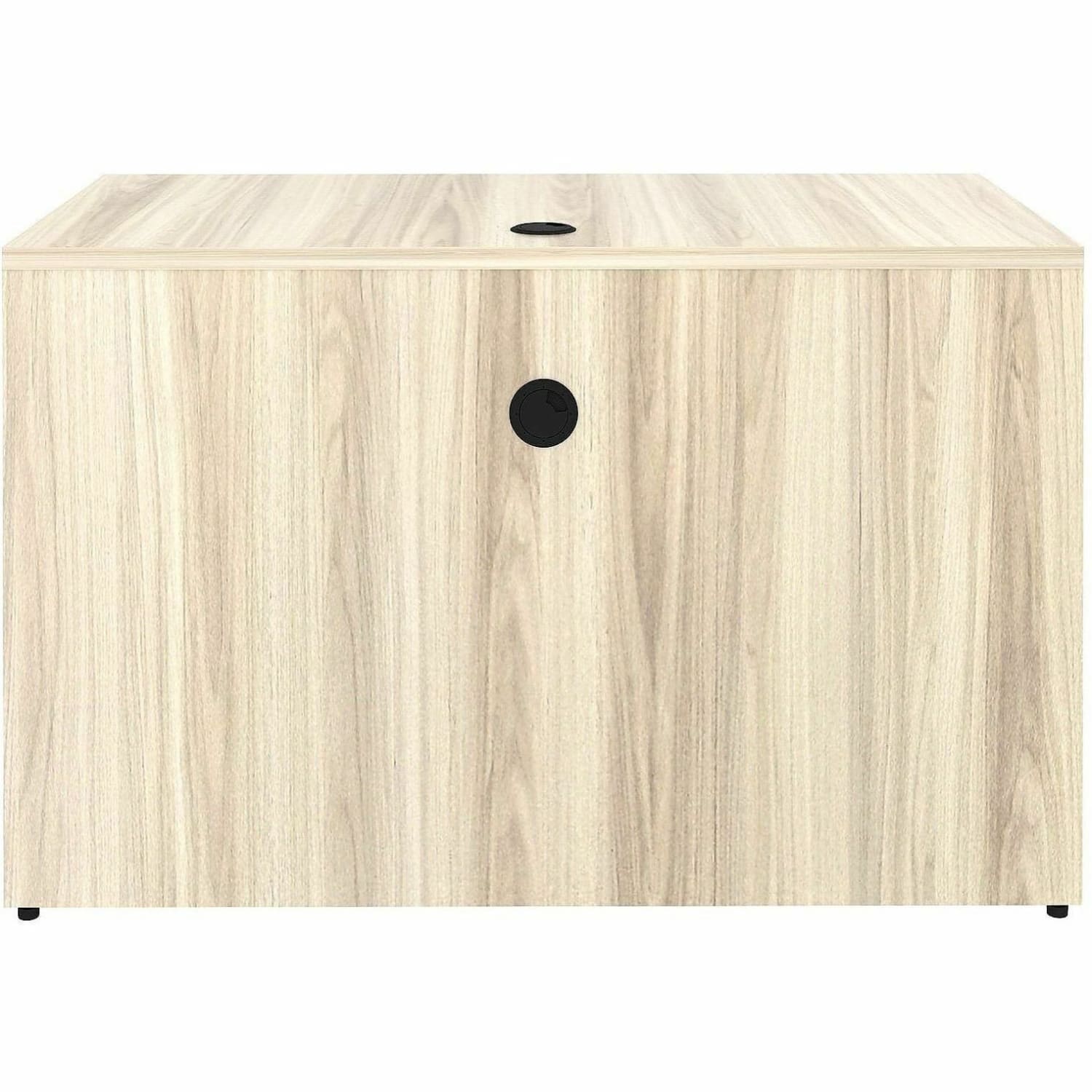 Lorell Essentials Rectangular Bridge, 29.5inH x 48inW x 24inD, 1in Thick Top, Modern Elm - Image 6