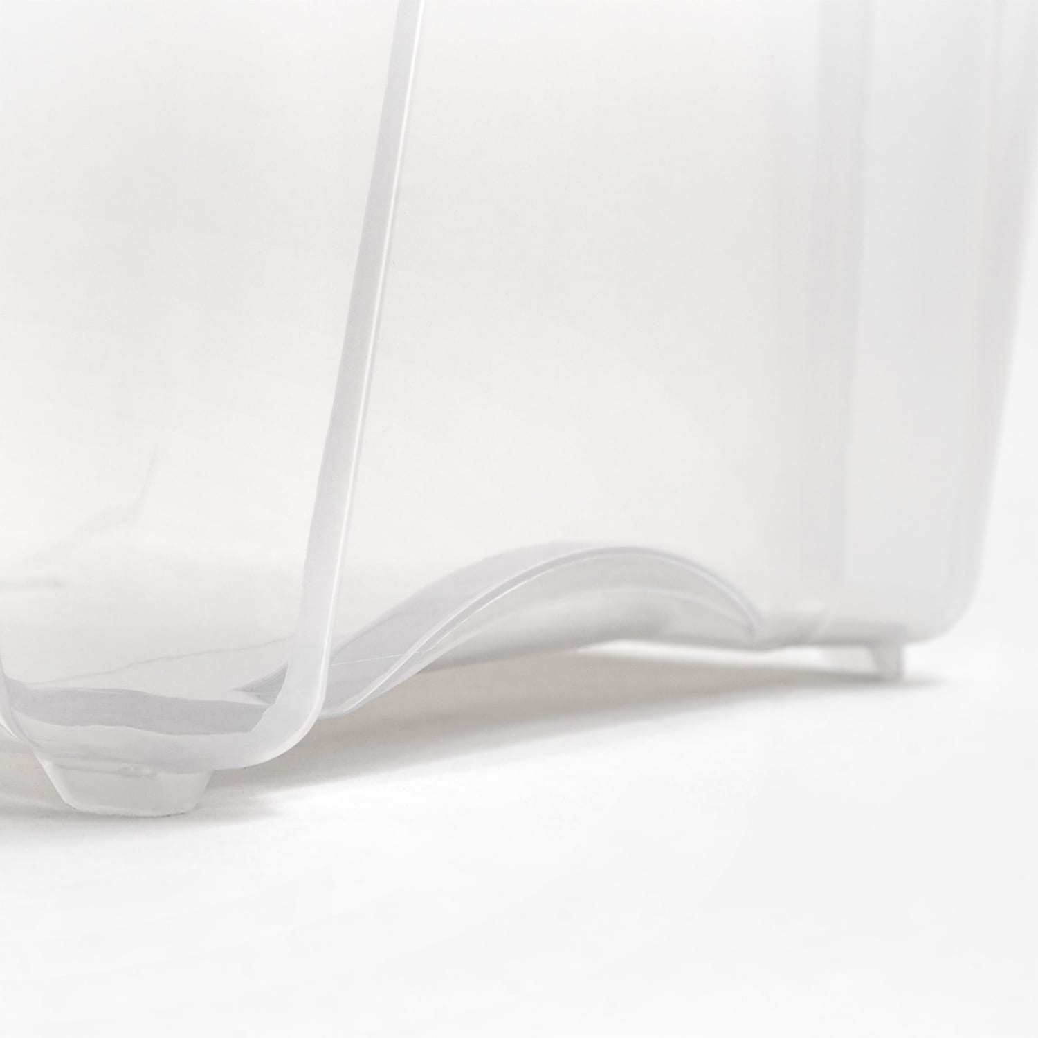Iris Stack & Pull Storage Box, 1.45 Gallon, Clear/Gray - Image 6