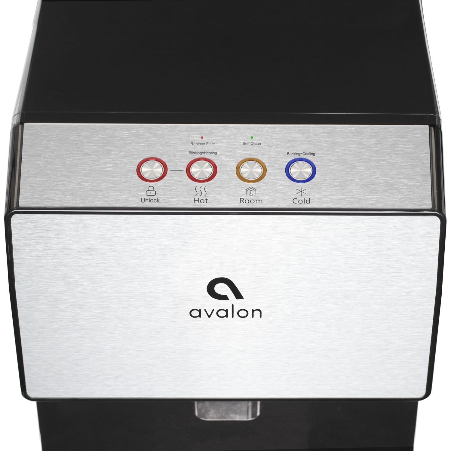 Avalon A13 Hot/Cold Countertop Bottleless Water Cooler, 19inH x 12inW x 14.75inD, Stainless Steel - Image 3