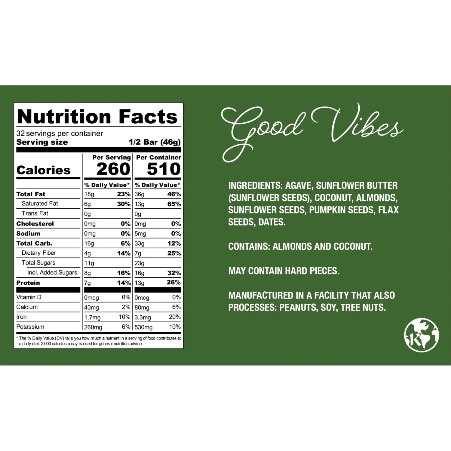 Protein Puck Sun Butter, Coconut, Almond Paleo Protein Bars, 3.25 Oz., Box of 16 - Image 4