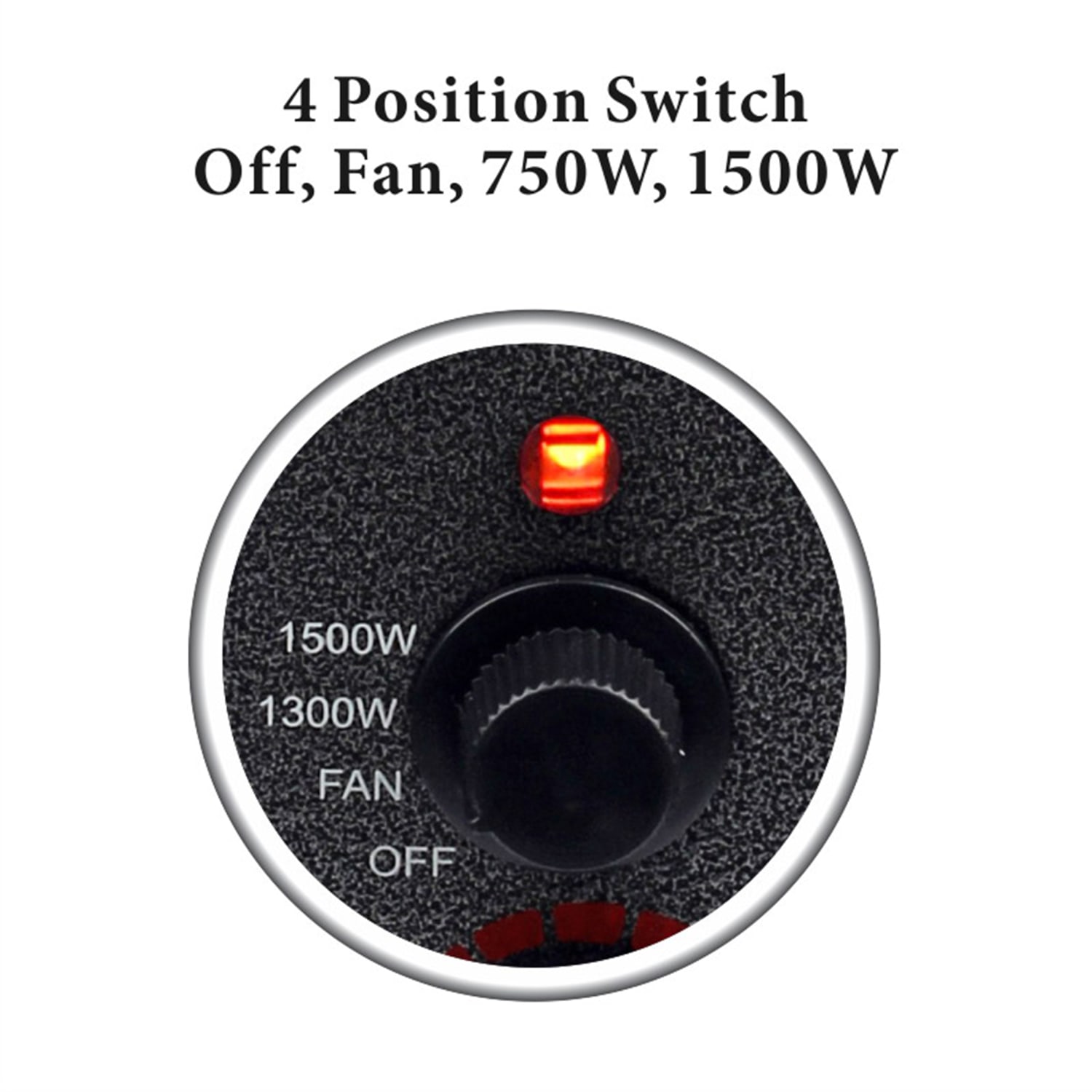 Optimus Portable Utility Heater With Thermostat, Full Size - Image 3