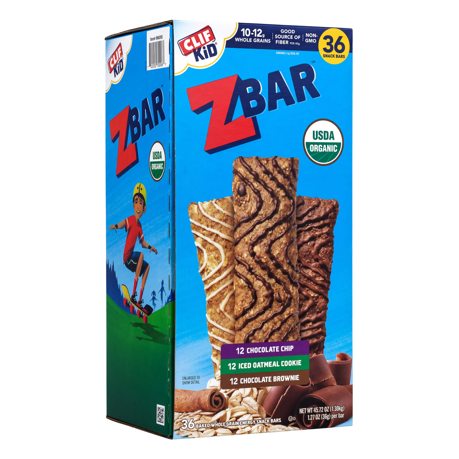 Clif Bar Kid Organic Zbar Granola Bars Variety Pack, 1.27 Oz, Pack Of 36 Bars - Image 5