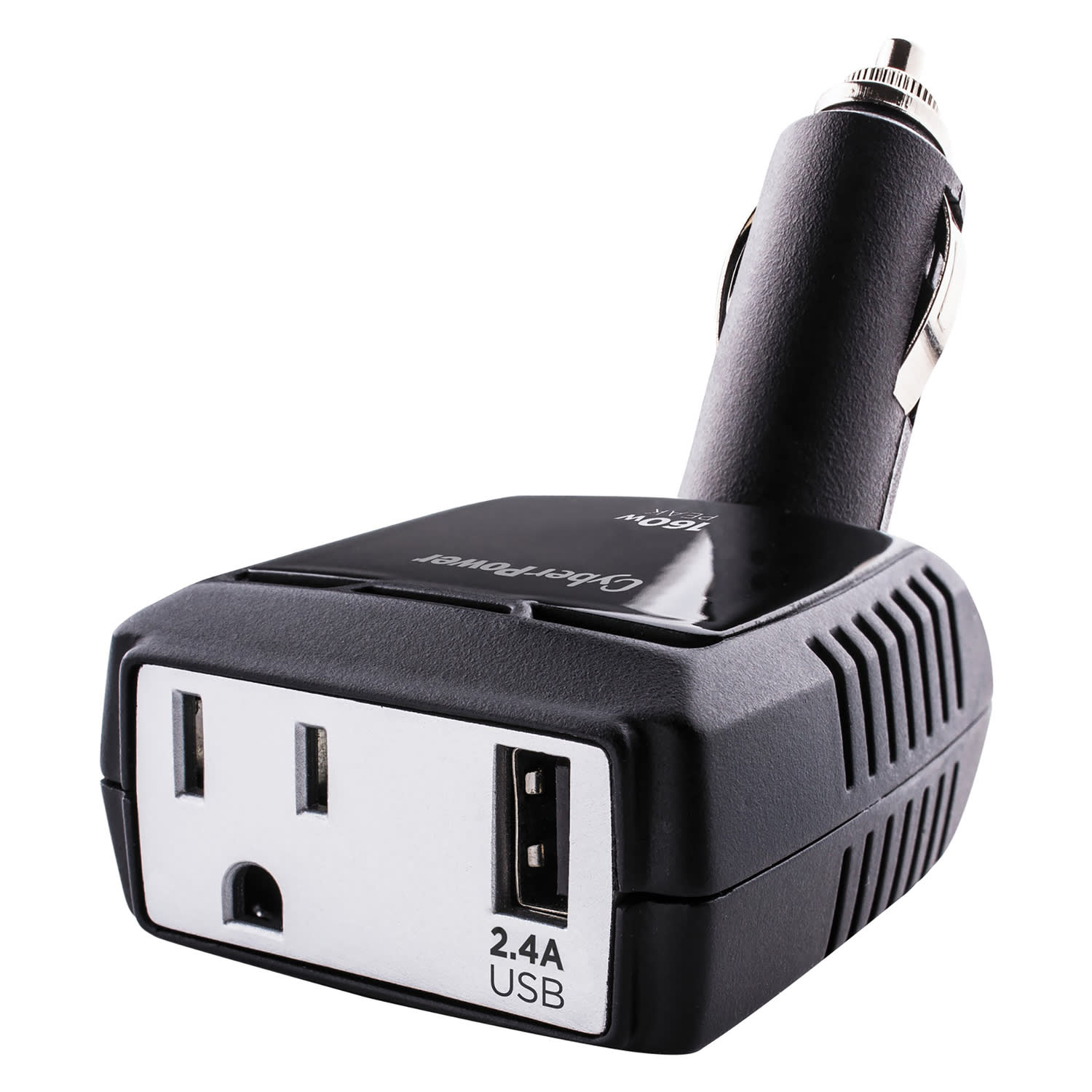 CyberPower 160 Power Inverter With 1 AC Outlet And 1 USB Port, Black, CPS160PBURC1 - Image 3