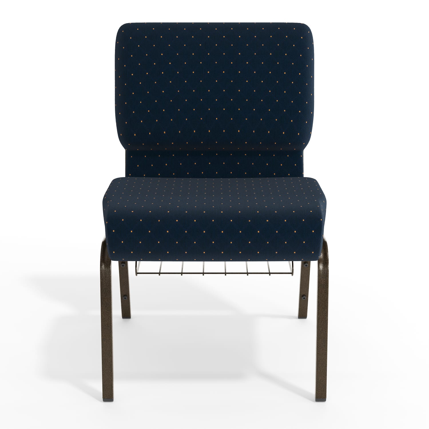 Flash Furniture HERCULES Series Church Chair With Book Rack Navy Blue DotGold Vein PopularChairscom Flash Furniture HERCULES Series Church Chair With Book Rack Navy Blue DotGold Vein PopularChairscom