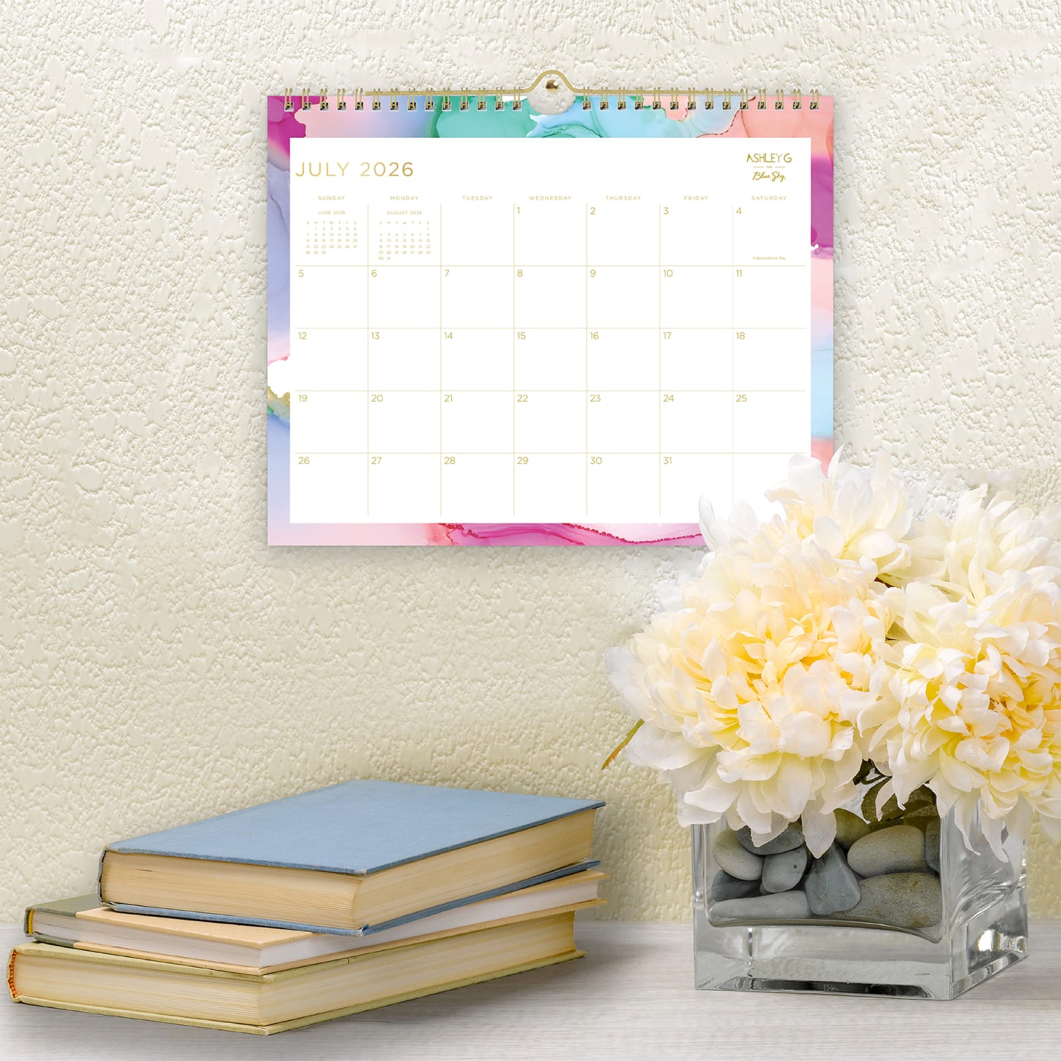 Wall Calendar AG Multi Color Smoke - 11x8.75 AY26-27 Monthly Safety Wirebound - - Image 4
