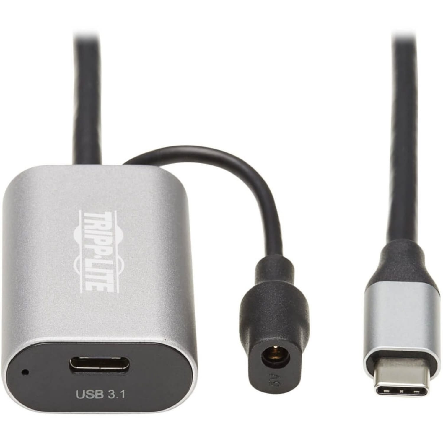 Tripp Lite USB C Active Extension Cable USB C to USB C USB 3.1 Gen 1 M/F 5M - First End: 1x Type C Female USB, First End: 1x Power - U33005MC2C