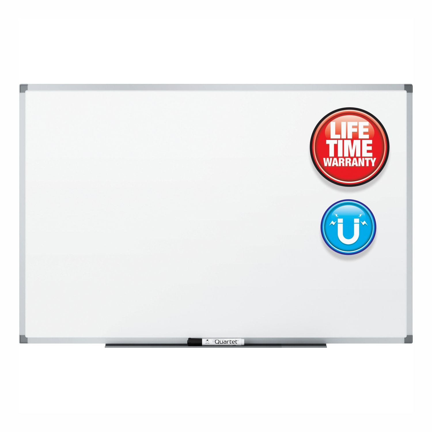 Quartet DuraMax Magnetic Dry-Erase Whiteboard, 48in x 36in, Aluminum Frame With Silver Finish - Image 3