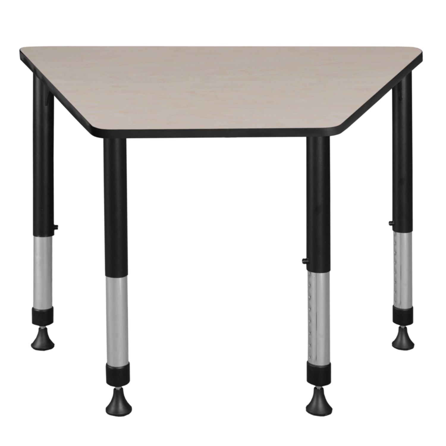 Regency 36inW Trapezoidal Adjustable Height Student Desk, Maple - Image 5
