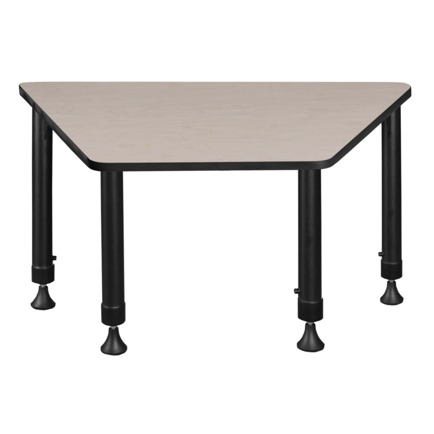 Regency 36inW Trapezoidal Adjustable Height Student Desk, Maple - Image 6