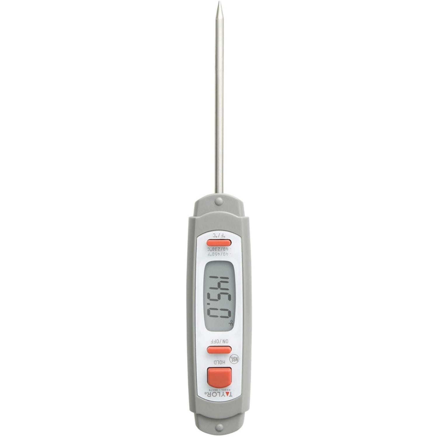 Taylor 9847N 5* Commercial Anti-Microbial Instant Read Thermometer - Auto-off, Hold Function, Water Proof, Antimicrobial - For Kitchen - Image 3