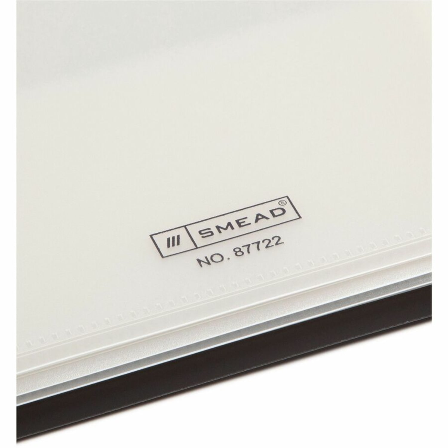 Smead Organized Up Letter Organizer Folder - 8 1/2in x 11in - 50 Sheet Capacity - 8 Pocket(s) - Black - 1 Each - Image 5