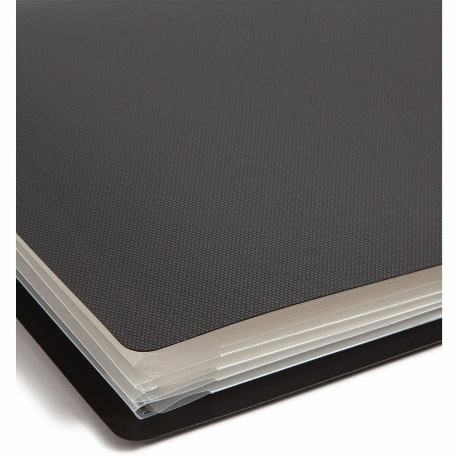 Smead Organized Up Letter Organizer Folder - 8 1/2in x 11in - 50 Sheet Capacity - 8 Pocket(s) - Black - 1 Each - Image 6