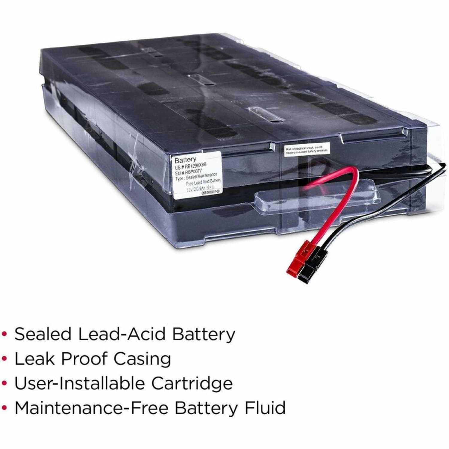 CyberPower RB1290X6B Replacement Battery Cartridge - 6 X 12 V / 9 Ah Sealed Lead-Acid Battery, 18MO Warranty - Image 3