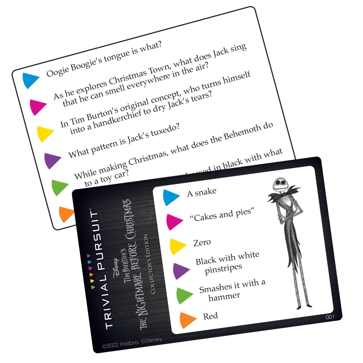USAopoly TRIVIAL PURSUIT: Disney Tim Burtons The Nightmare Before Christmas Collectors Edition Board Game - Image 5