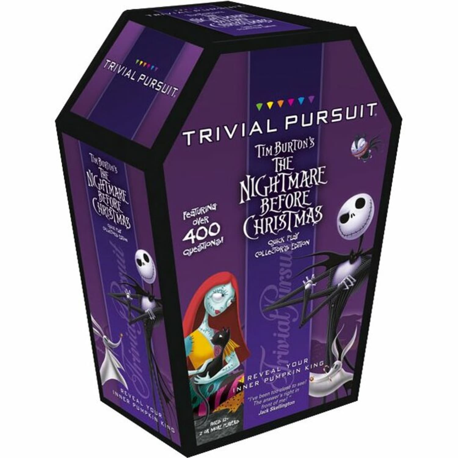 USAopoly TRIVIAL PURSUIT: Disney Tim Burtons The Nightmare Before Christmas Collectors Edition Board Game - Image 6