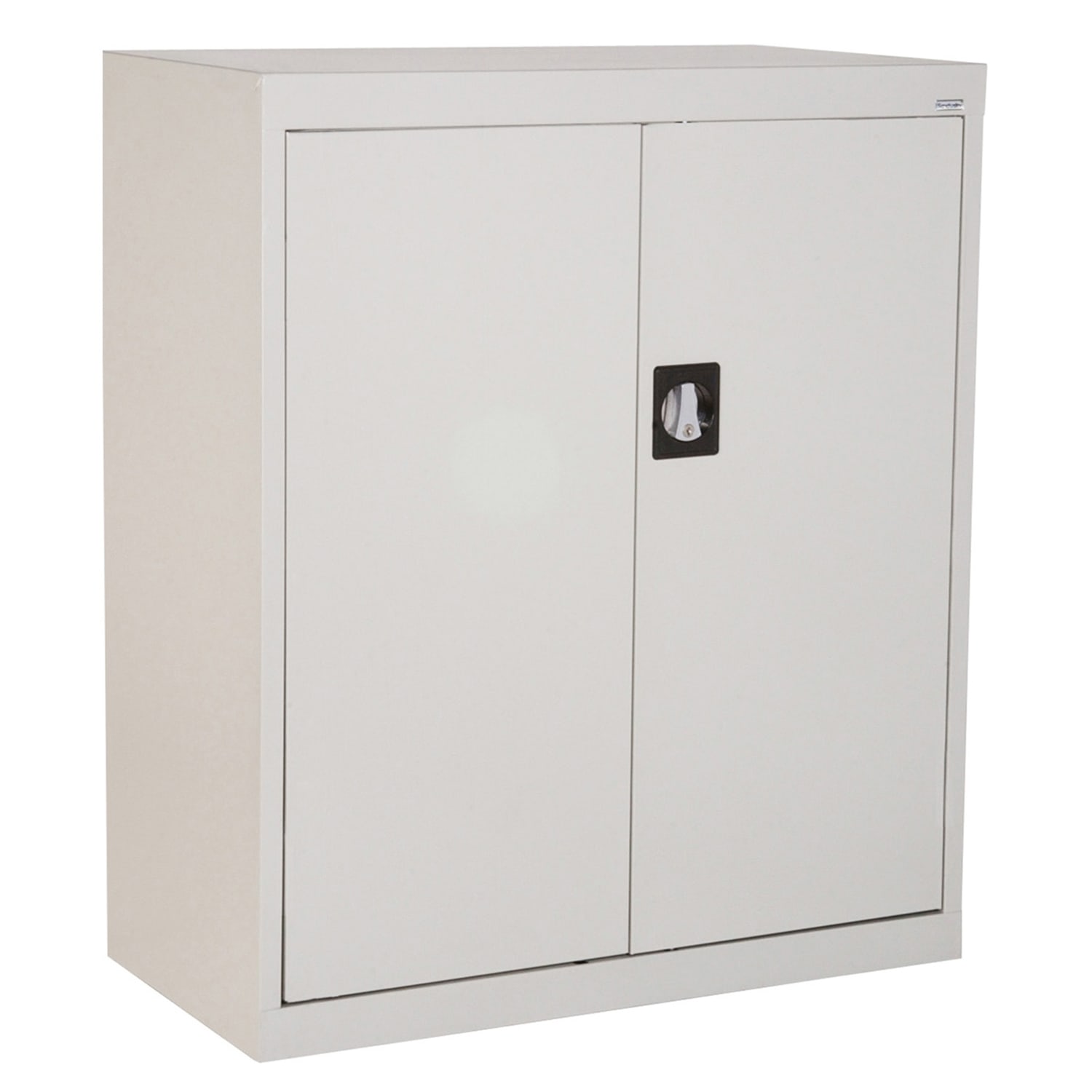 Sandusky Elite Series Heavy-Duty Assembled Counter-Height Storage Cabinet, 36inH x 36inW x 18inD, Dove Gray - Image 3