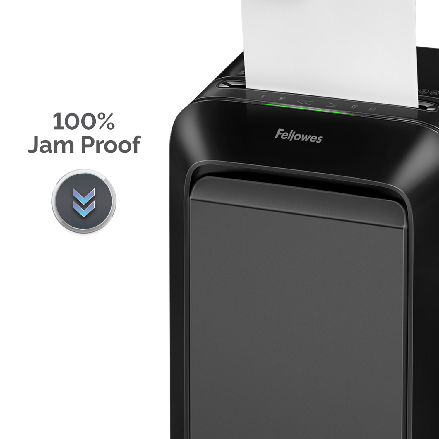 Fellowes Powershred LX180 16-Sheet Cross-Cut Shredder, Black - Image 5