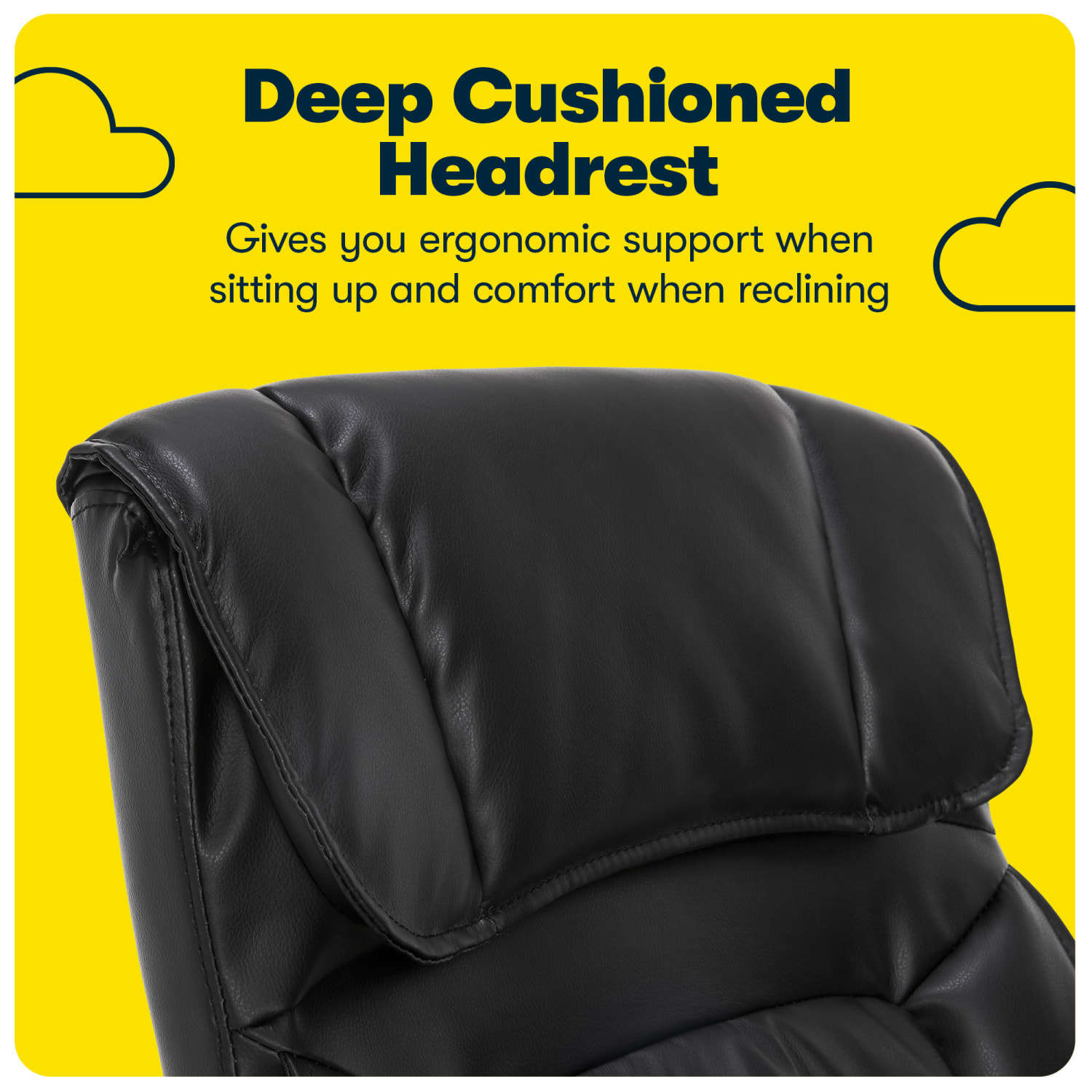 Serta Style Hannah I Bonded Leather HighBack Office Chair Comfort Black PopularChairscom Serta Style Hannah I Bonded Leather High Back Office Chair Comfort Black PopularChairscom