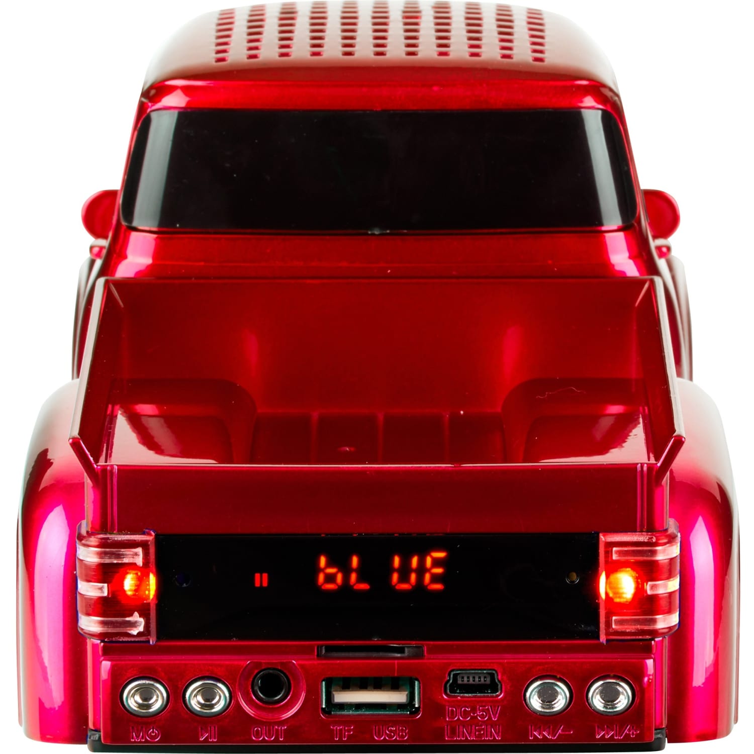 QFX BT-1956 Portable Bluetooth Speaker System - Red - Battery Rechargeable - USB - Image 5