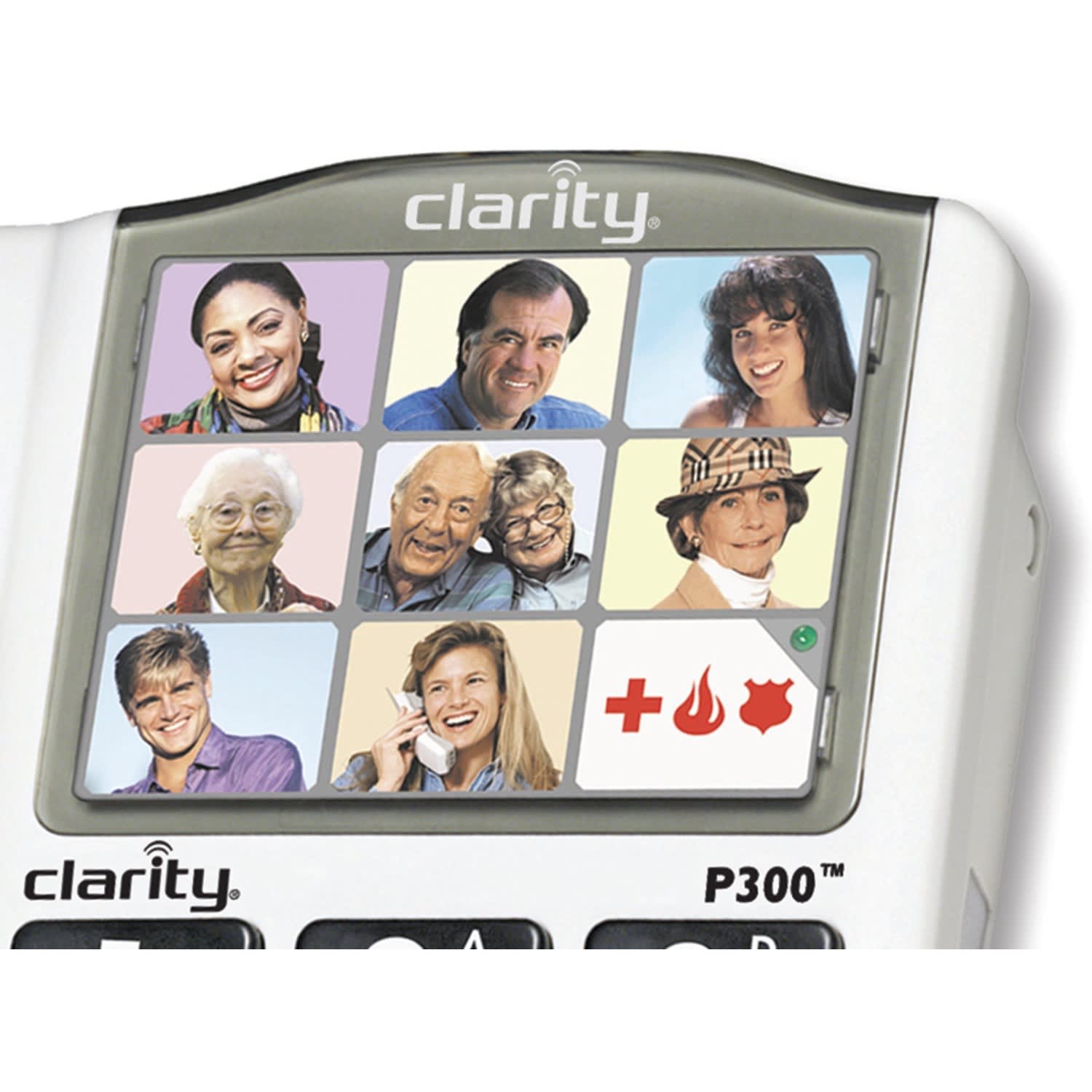 Clarity Amplified Photo Phone, 1-Line, White/Black - Image 4