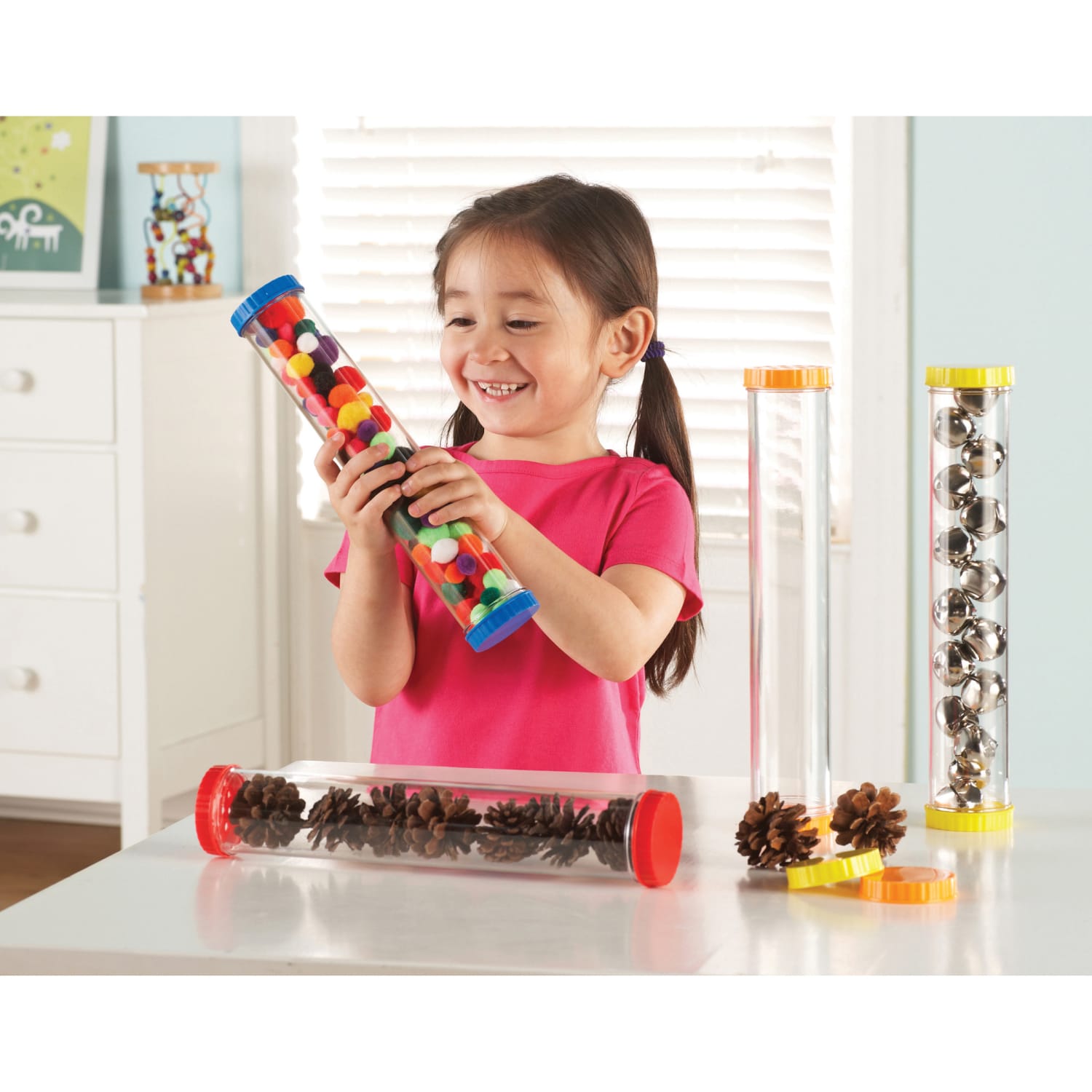Learning Resources Primary Science Sensory Tubes, 12in x 2 1/2in, Pre-K To Grade 1, Pack Of 4 Tubes - Image 5