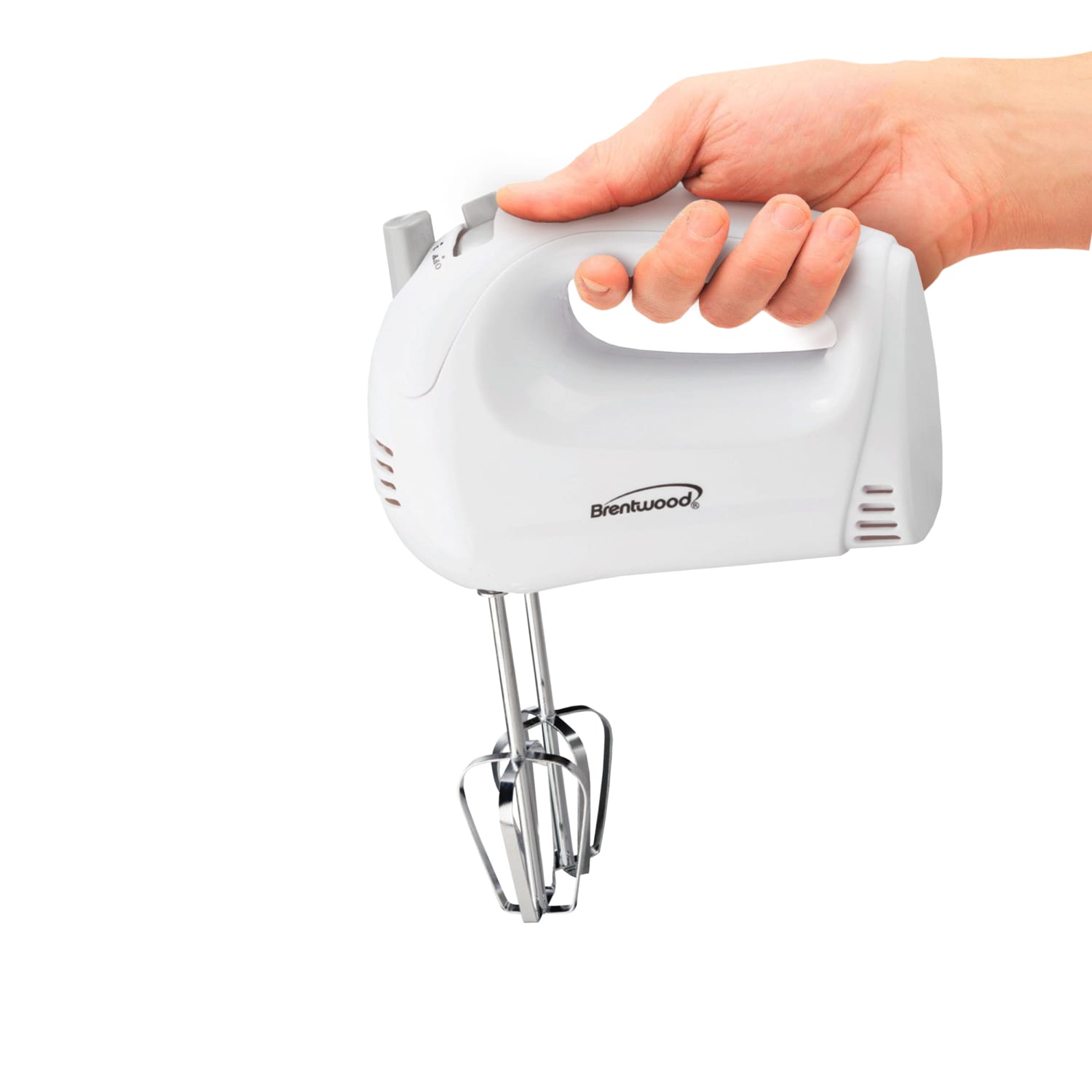 Brentwood 99583185M 5-Speed Hand Mixer, White - Image 3