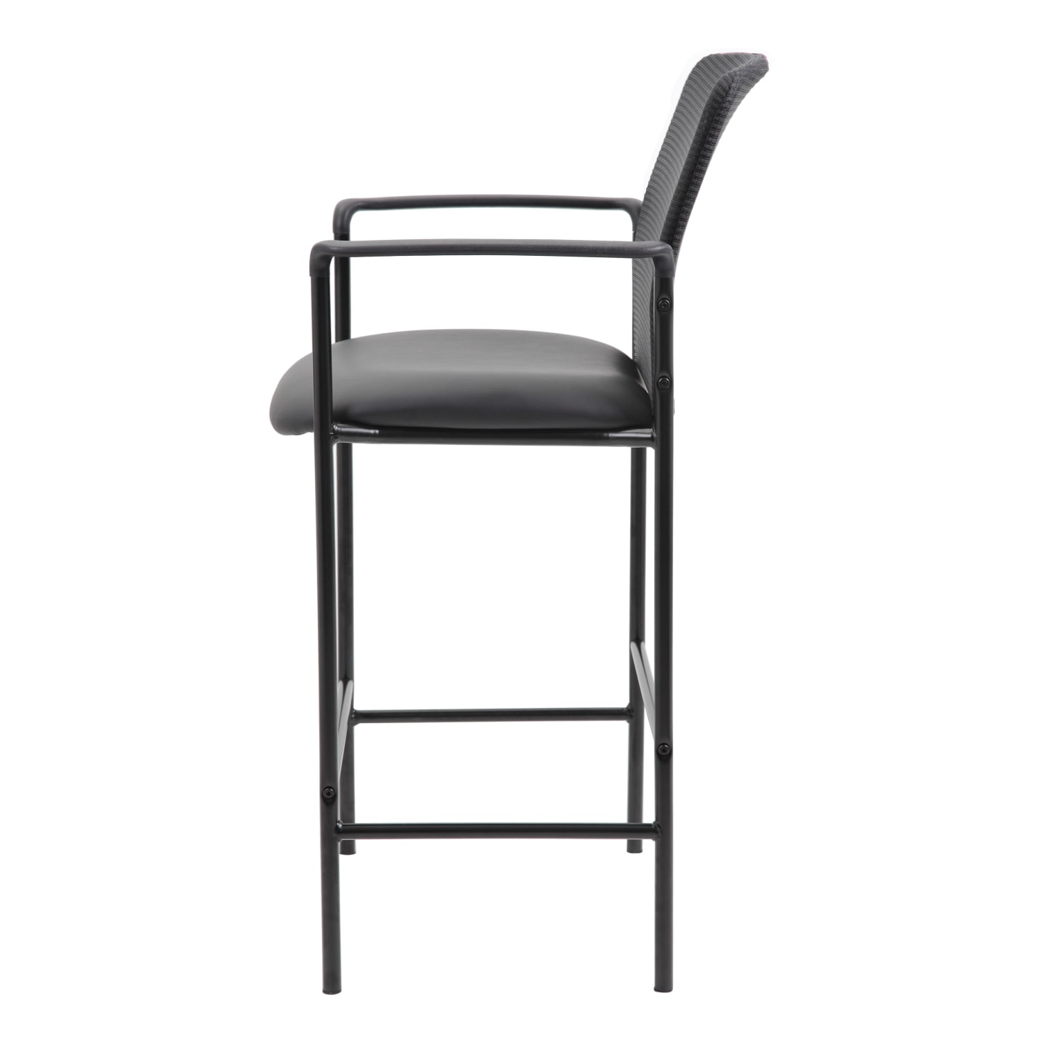Boss Office Products Contemporary Mesh Counter Stool, Black - Image 6