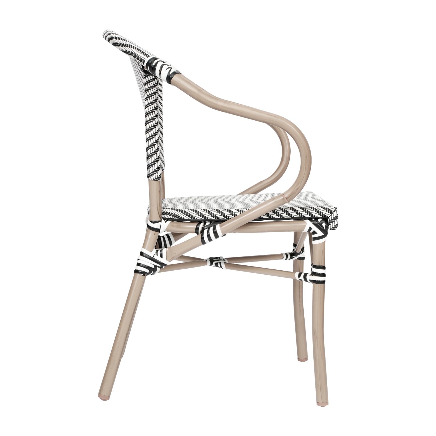 Flash Furniture 4 Pack Marseille IndoorOutdoor Commercial Bistro Stacking Chair with Arms Black WhiteLight Natural Frame 4SDAS64218BKWLT PopularChairscom Flash Furniture 4 Pack Marseille IndoorOutdoor Commercial Bistro Stacking Chair with Arms Black WhiteLight Natural Frame 4SDAS64218BKWLT PopularChairscom