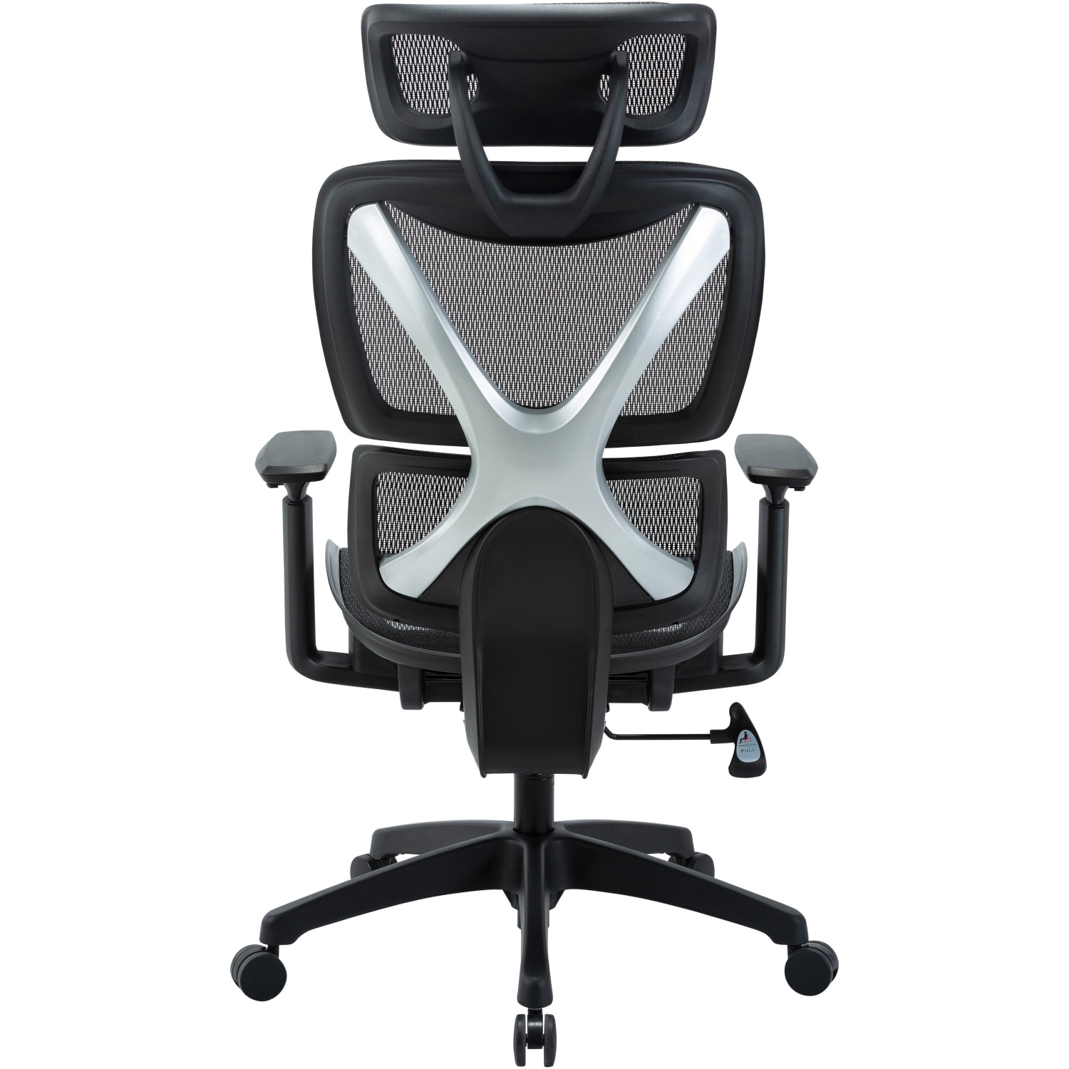 Lorell High back Mesh Chair  Plastic Frame  High Back  5 star Base  Black  Armrest  1 Each PopularChairscom