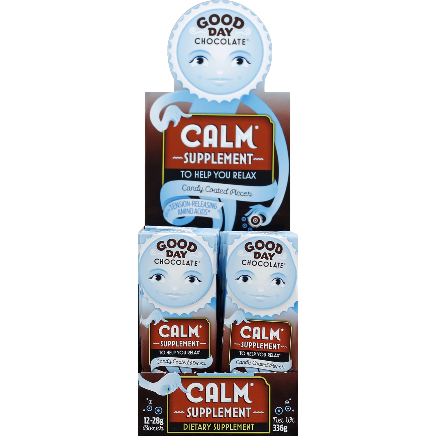 Good Day Chocolate Supplements, Calm Milk Chocolate, .99 oz, Total Qty 12 - Image 6