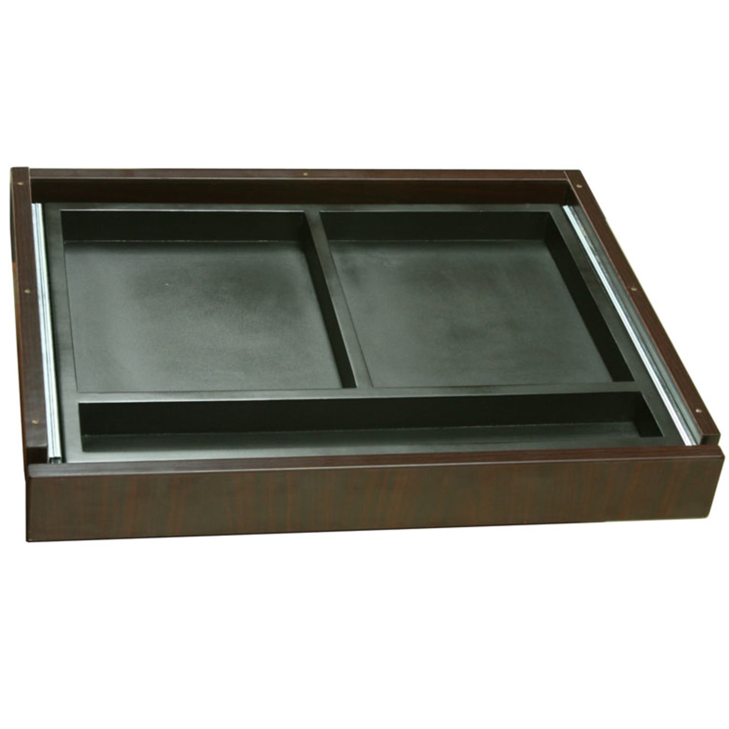 Boss Office Products Center Drawer, 2-1/2in x 24in, Mahogany