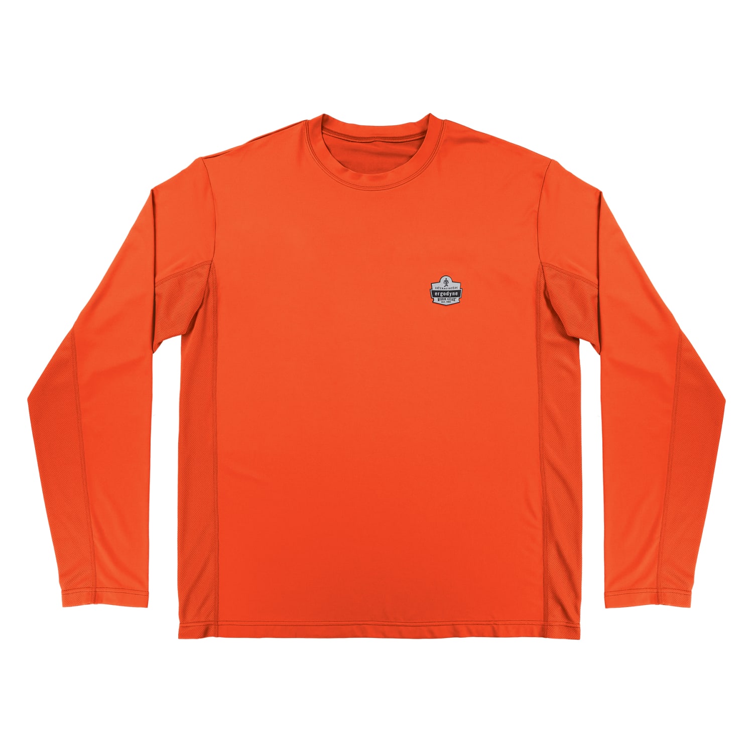 Ergodyne Chill-Its 6689 Cooling Long Sleeve Sun Shirt With UV Protection, Medium, Orange