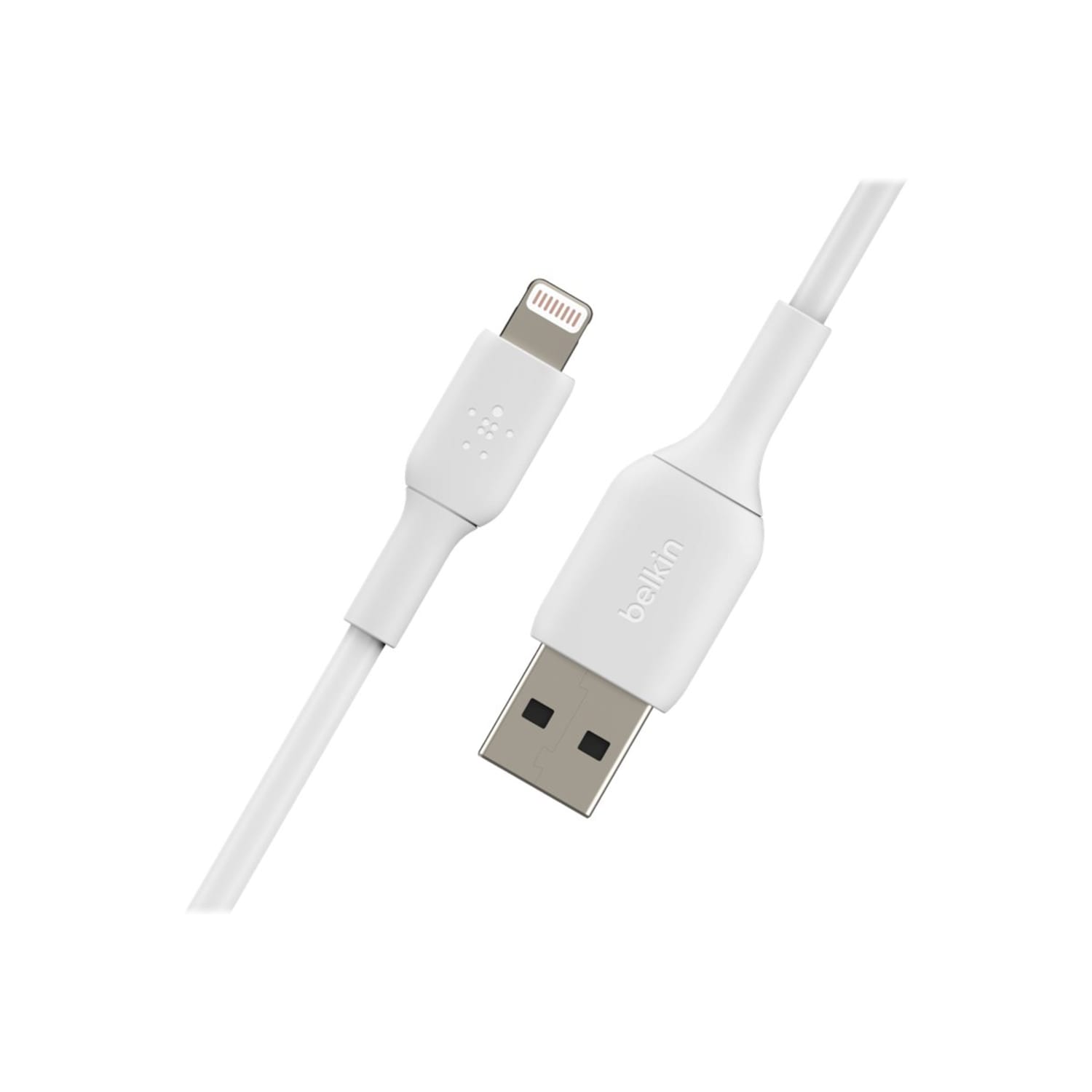 Belkin BoostCharge USB-A To Lightning PVC Cable 2-Pack, White - Image 4