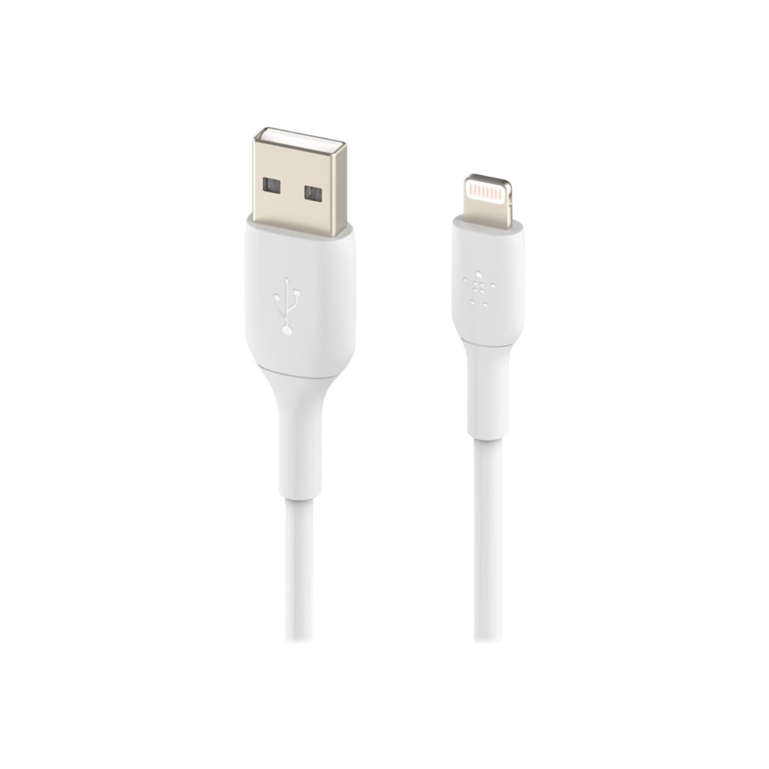 Belkin BoostCharge USB-A To Lightning PVC Cable 2-Pack, White - Image 5