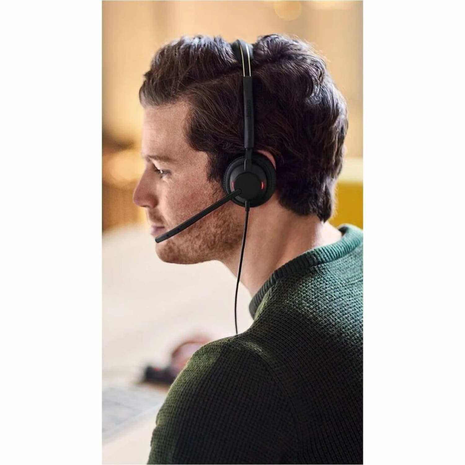 Jabra Engage 50 II Headset - Mono - USB Type C, USB Type A - Wired - On-ear, Over-the-head - Monaural - Supra-aural - MEMS Technology Microphone - Image 5