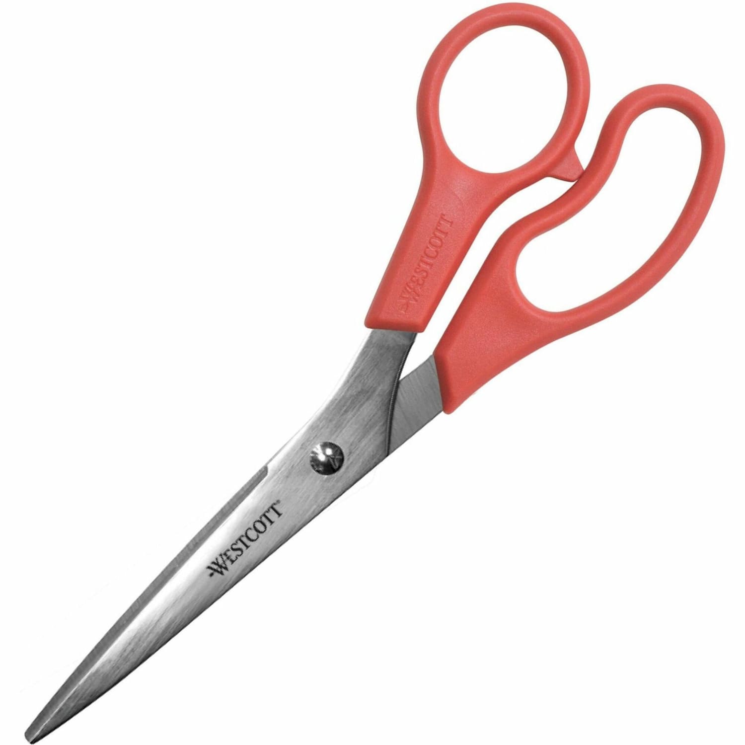 Westcott All-Purpose Value Stainless Steel Scissors, 8in, Pointed, Red - Image 3