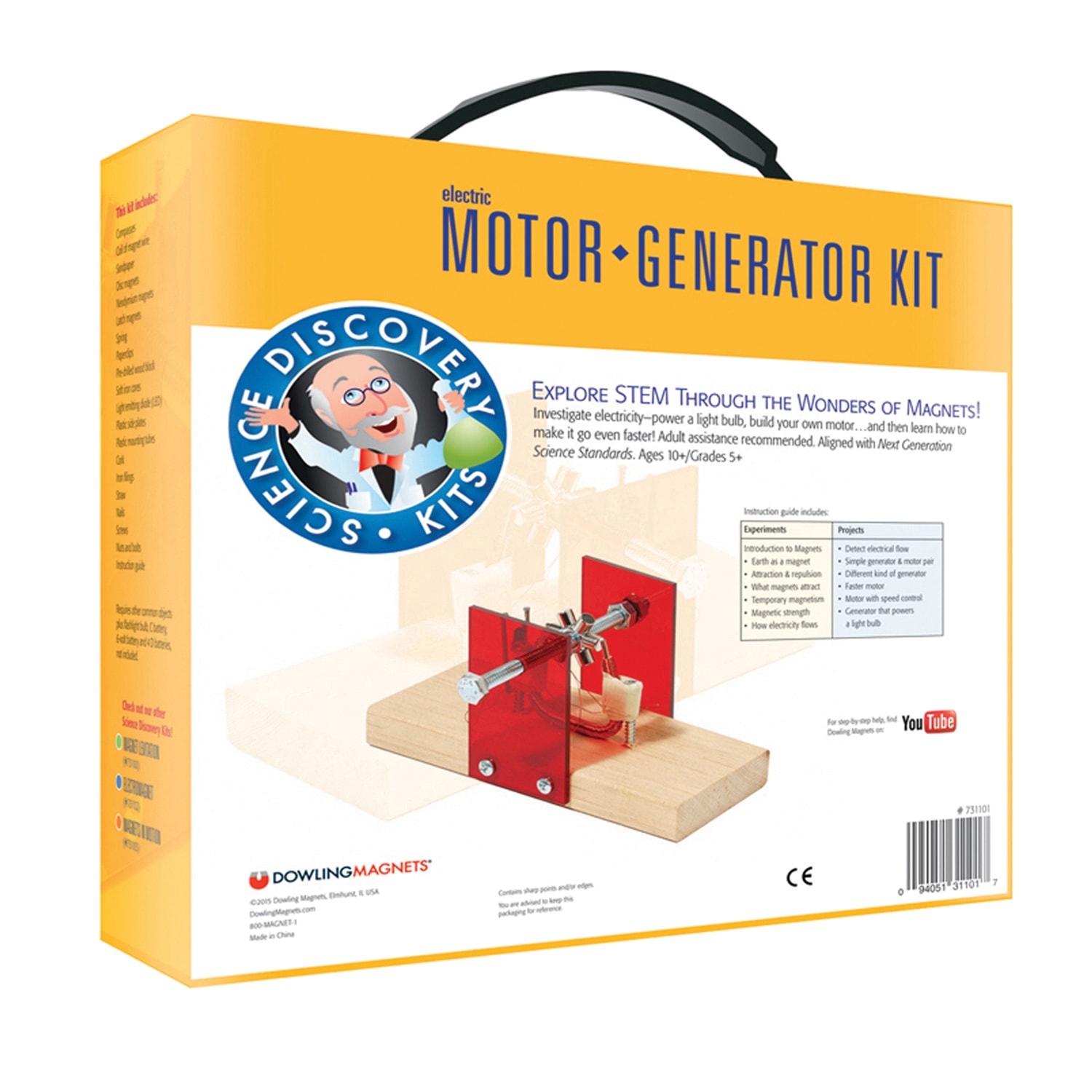 Dowling Magnets Science Motor/Generator Set, Grade 4 - 11 - Image 3