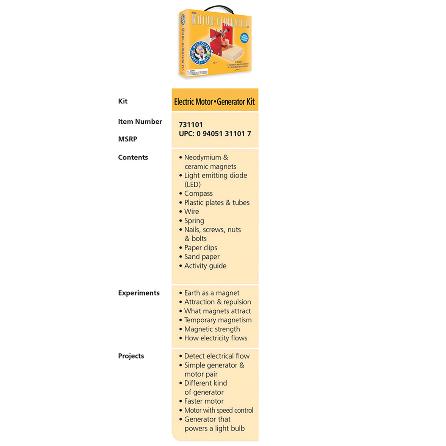 Dowling Magnets Science Motor/Generator Set, Grade 4 - 11 - Image 5