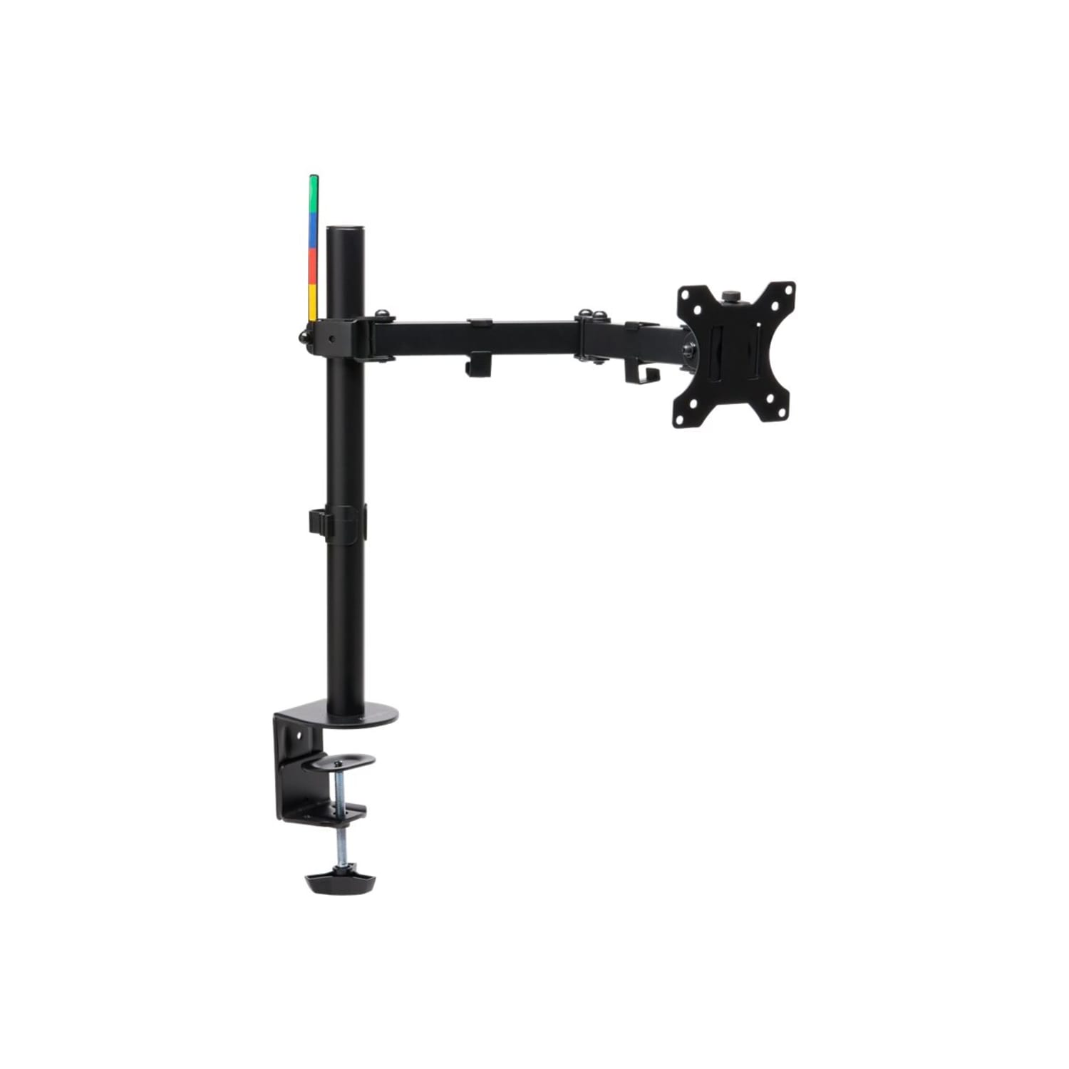 Kensington SmartFit Desk Mount for Monitor - Black - 1 Display(s) Supported - 34in Screen Support - 17.64 lb Load Capacity - 75 x 75, 100 x 100 - Steel, Aluminum, Metal, Acrylonitrile Butadiene Styrene (ABS), Nylon, Fiberglass - Image 3