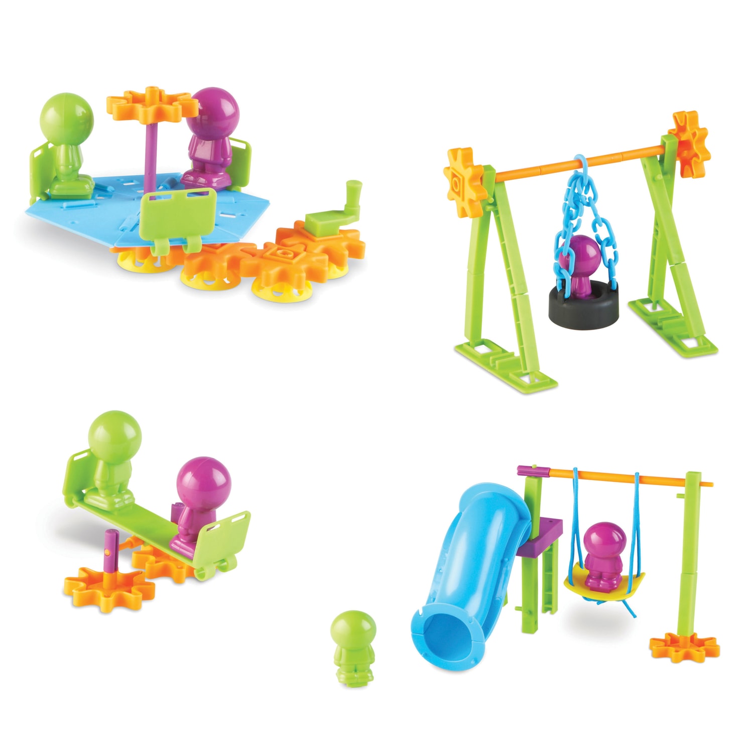 Learning Resources STEM Playground Engineering And Design Building Set, Kindergarten - Grade 4 - Image 5