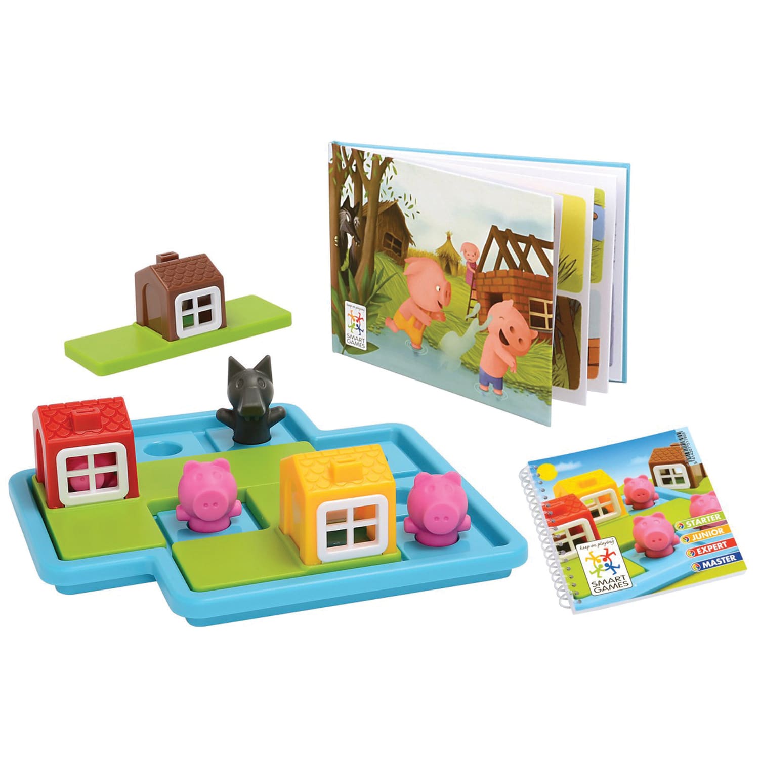 Smart Toys And Games SmartGames 3 Little Piggies Deluxe Preschool Puzzle Game, Pre-K To Grade 1 - Image 3
