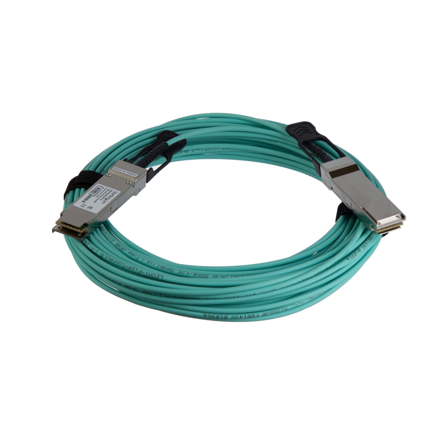 StarTech.com Cisco QSFP-H40G-AOC15M Compatible 5m 40G QSFP+ to SFP AOC Cable - 40GbE QSFP+ Active Optical Fiber 40Gbps QSFP + Cable 16.4ft - 100% Cisco QSFP-H40G-AOC15M active optical cable (AOC) - Image 3