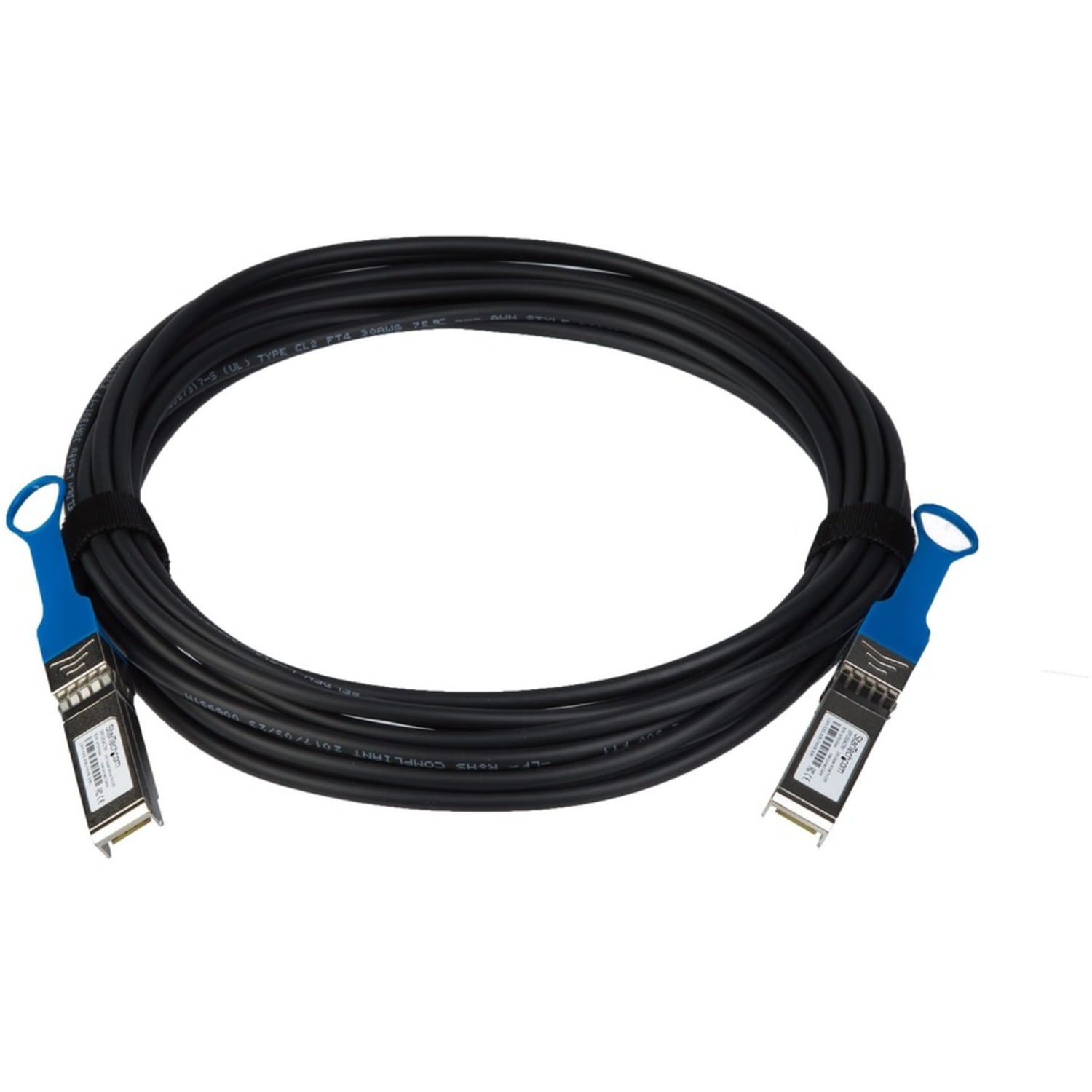 StarTech.com MSA Uncoded Compatible 7m 10G SFP+ to SFP+ Direct Attach Cable - 10 GbE SFP+ Copper DAC 10 Gbps Low Power Active Twinax - SFP+ Direct-Attach Twinax cable complies w/ MSA industry standards - Copper Twinax Cable length: 7 m (23 ft) - Image 3