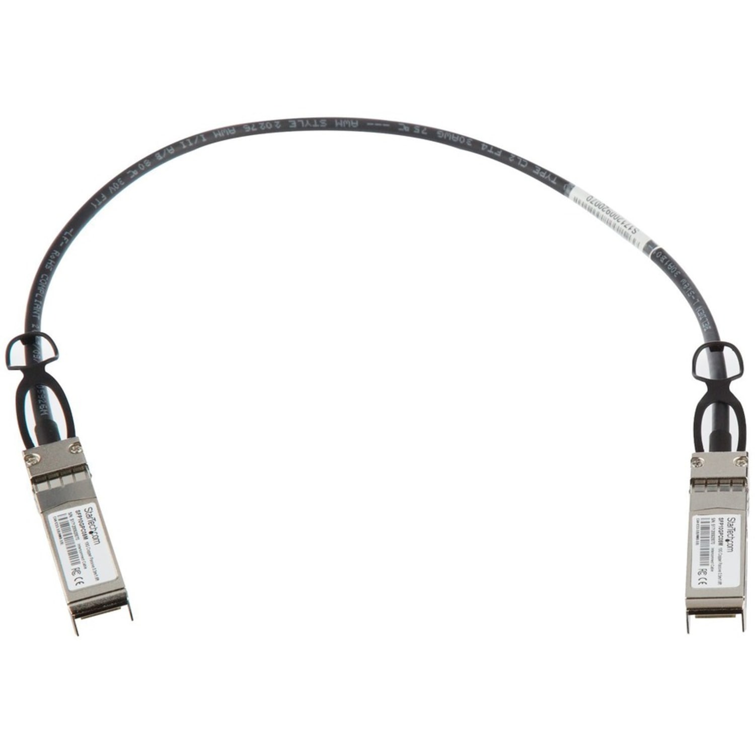StarTech.com MSA Uncoded Compatible 0.5m 10G SFP+ to SFP+ Direct Attach Cable - 10 GbE SFP+ Copper DAC 10 Gbps Low Power Passive Twinax - Image 5