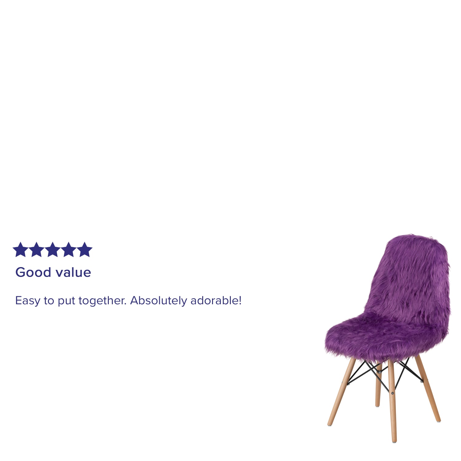 Flash Furniture Shaggy Dog Accent Chair Purple PopularChairscom Flash Furniture Shaggy Dog Accent Chair Purple PopularChairscom